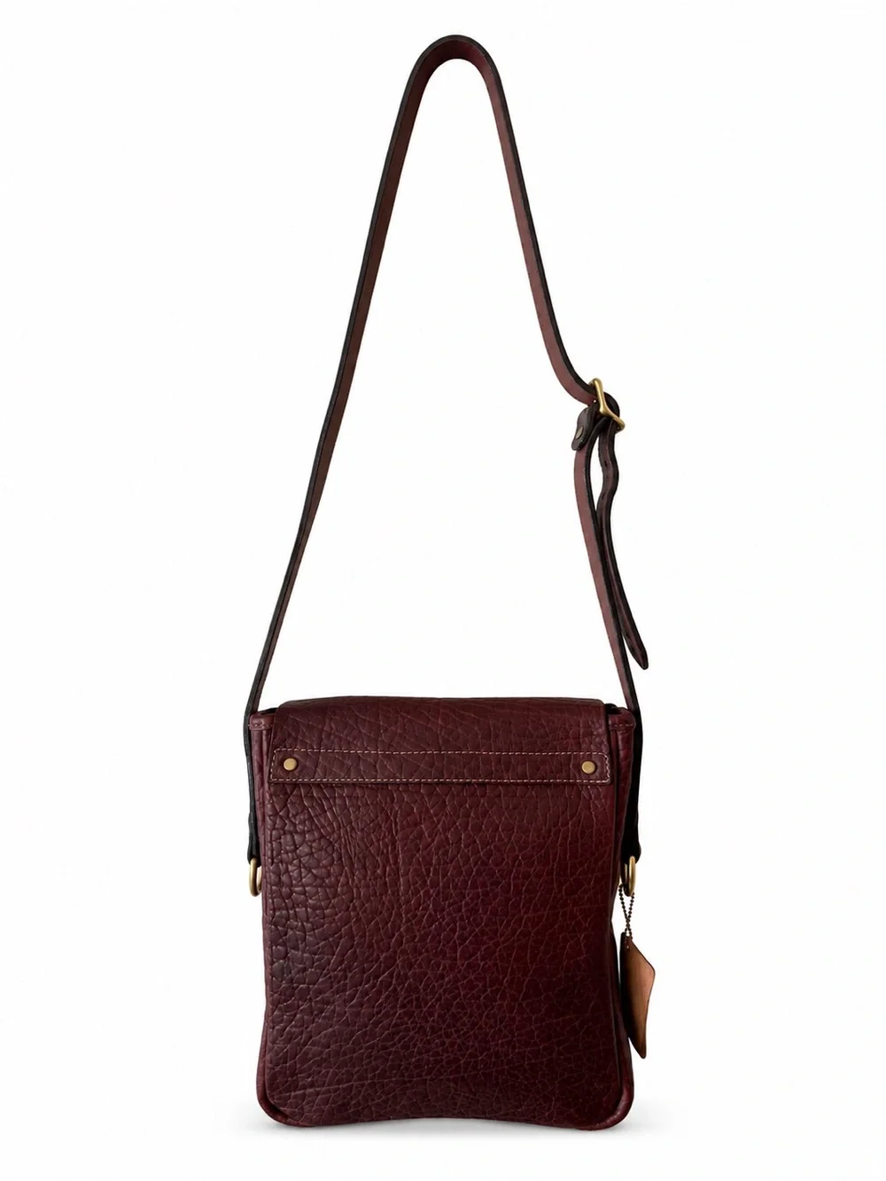Coronado Leather American Bison Crossbody Bag Handmade in USA New